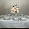 Location Centre de Table : Vase Sablier Transparent + Multicolore 60cm