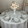 Location Centre de Table : Vase Sablier Blanc + Multicolore 60cm