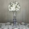 Location de Vase Balustre Transparent 80cm