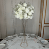 Location Centre de Table : Colonne Métal + Blanche 60cm