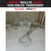 Location de Vase Sablier Transparent