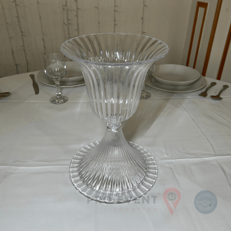 Location de Vase Sablier Transparent