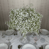 Location Centre de Table : Vase Sablier Transparent + Gypsophile 60cm