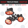 Location Chauffage Radiant Trio Electrique - 12m2